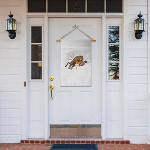 Funny Bengal Tiger Football Garden Flag Game Day Jungle Spirit TS12 Print Your Wear
