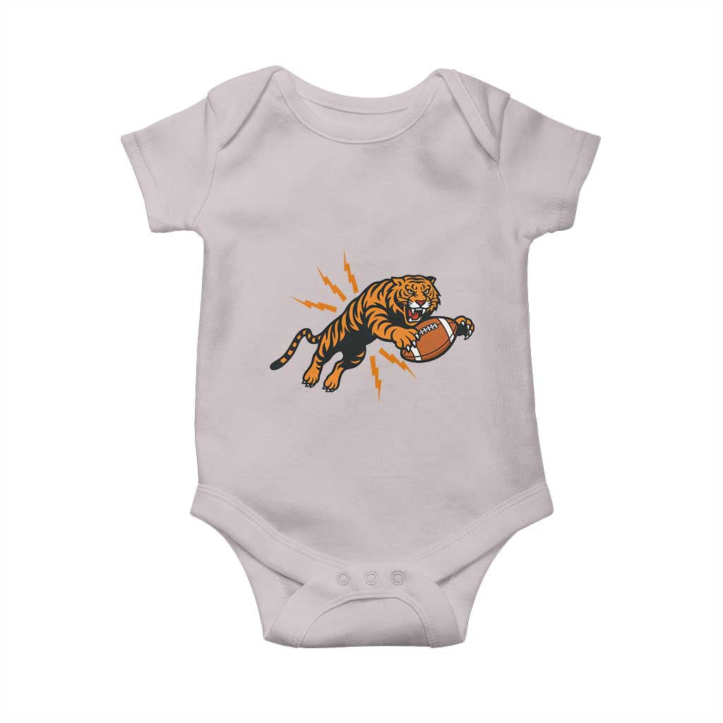 Funny BTFF Game Day Jungle Spirit Baby Onesie TS12 Ice Gray Print Your Wear