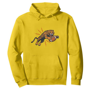 Funny Bengal Tiger Football Hoodie Game Day Jungle Spirit TS12 Daisy Print Your Wear