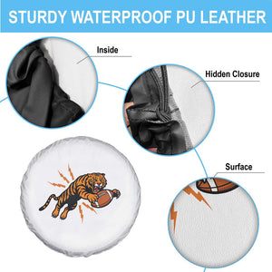 Funny Bengal Tiger Football Spare Tire Cover Game Day Jungle Spirit TS12 Print Your Wear