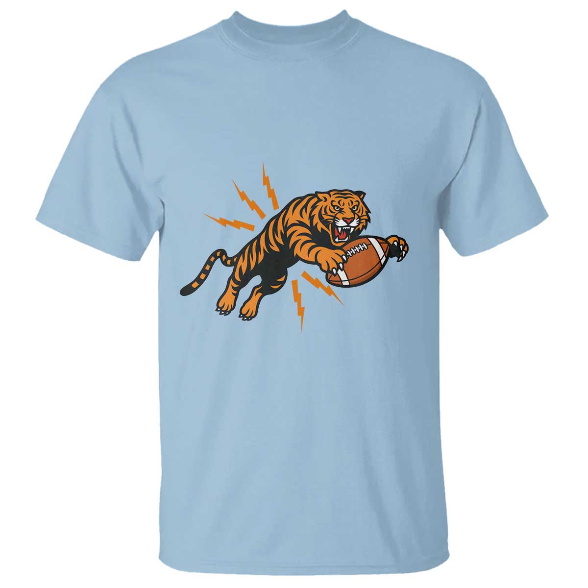 Funny BTFF Game Day Jungle Spirit T Shirt TS12 Light Blue Print Your Wear