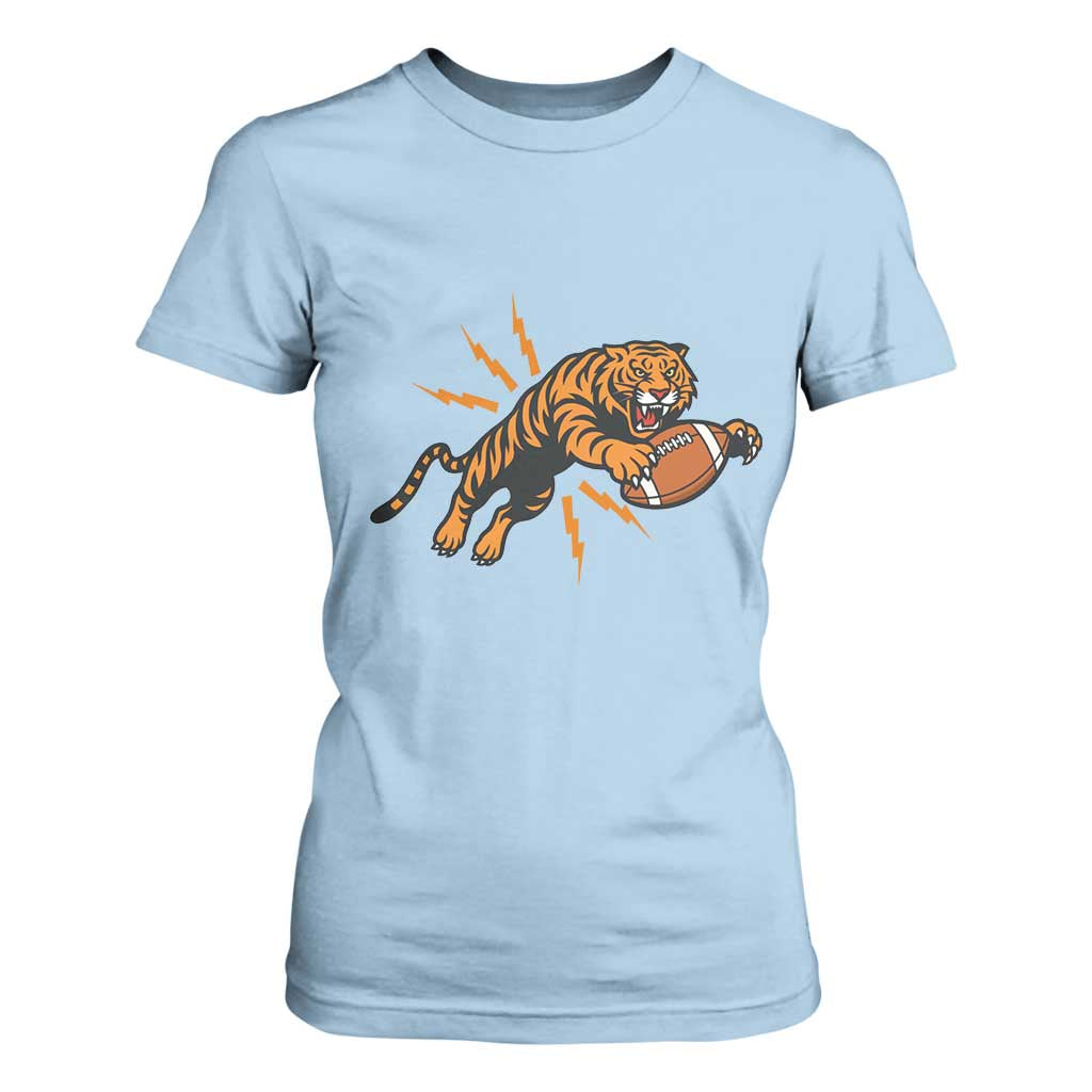 Funny BTFF Game Day Jungle Spirit T Shirt For Women TS12 Light Blue Print Your Wear