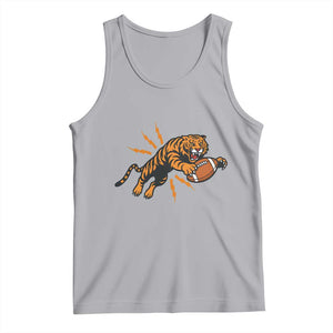 Funny Bengal Tiger Football Tank Top Game Day Jungle Spirit TS12 Athletic Heather Print Your Wear