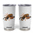 Funny Bengal Tiger Football Tumbler Cup Game Day Jungle Spirit - Print Your Wear