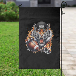 Funny Bengal Tiger With Helmet Garden Flag Football Lover Gift TS12 Print Your Wear