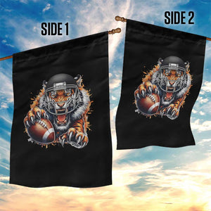 Funny Bengal Tiger With Helmet Garden Flag Football Lover Gift TS12 Print Your Wear