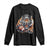 Funny Bengal Tiger With Helmet Long Sleeve Shirt Football Lover Gift - Print Your Wear