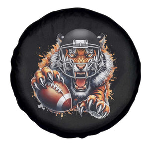 Funny Bengal Tiger With Helmet Spare Tire Cover Football Lover Gift TS12 Print Your Wear