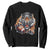 Funny Bengal Tiger With Helmet Sweatshirt Football Lover Gift - Print Your Wear