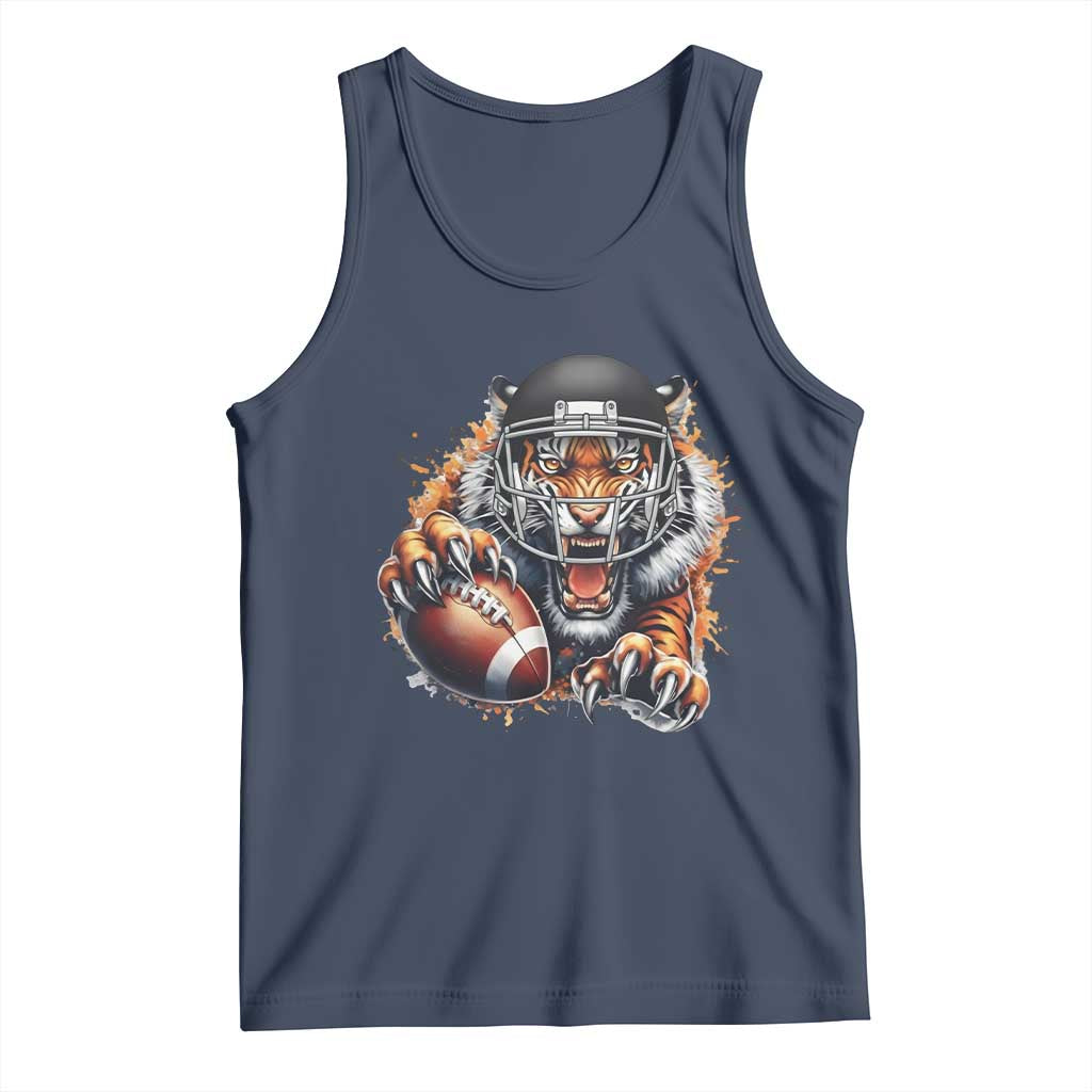 Funny OHBF Football Lover Gift Tank Top TS12 Navy Print Your Wear