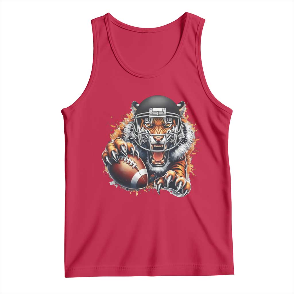 Funny OHBF Football Lover Gift Tank Top TS12 Red Print Your Wear