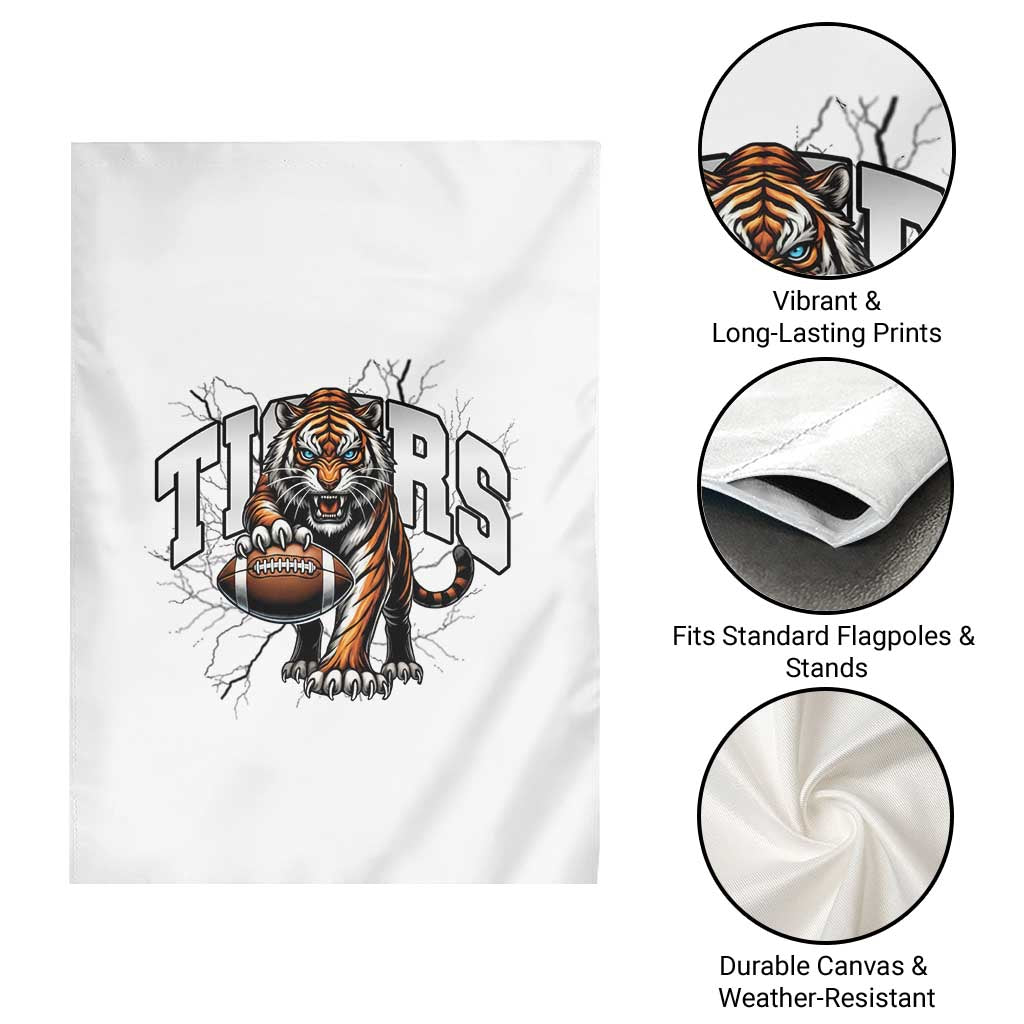 Funny Bengal Tiger Garden Flag Gift For Football Lover TS12 Print Your Wear