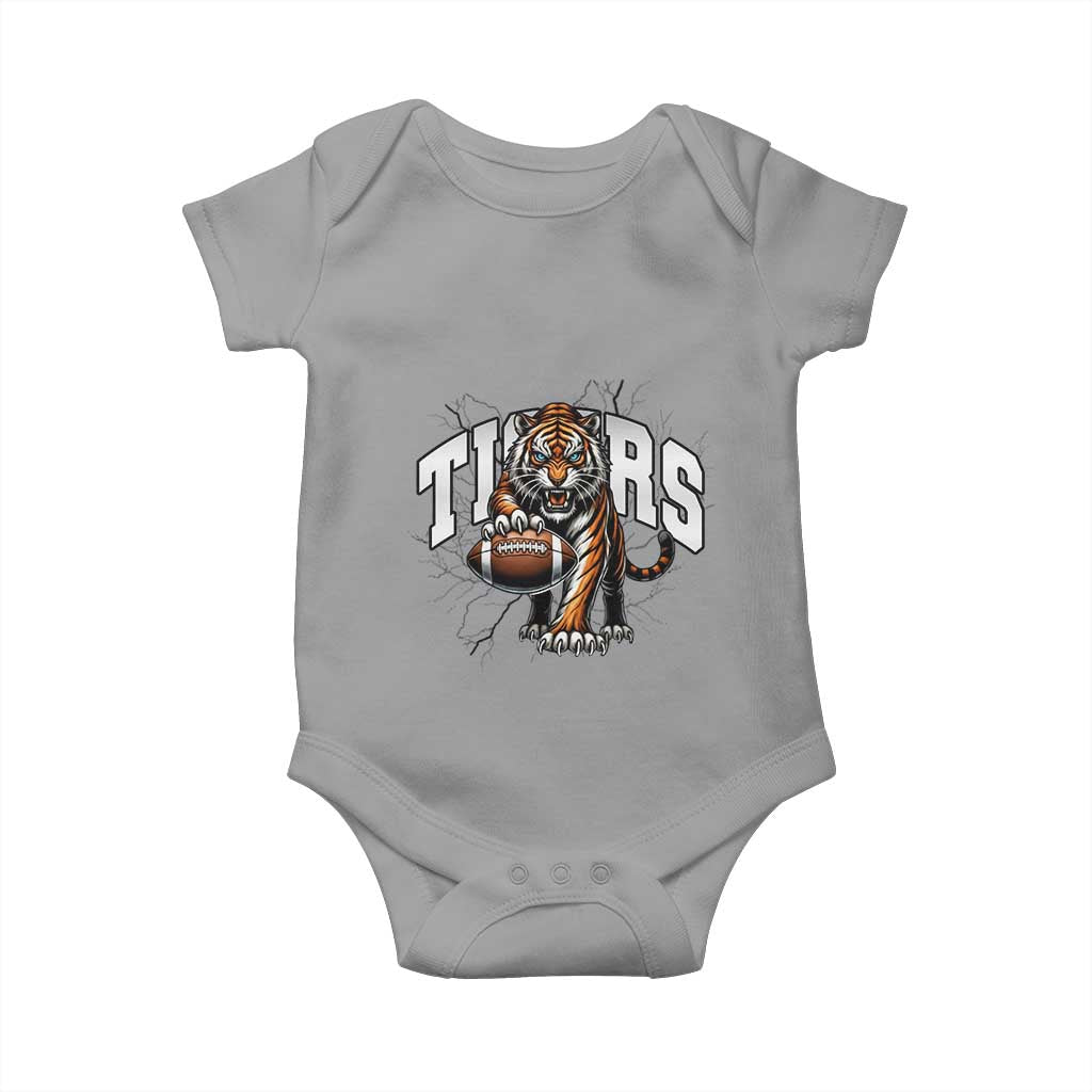 Funny BFT Gift For Football Lover Baby Onesie TS12 Sport Gray Print Your Wear