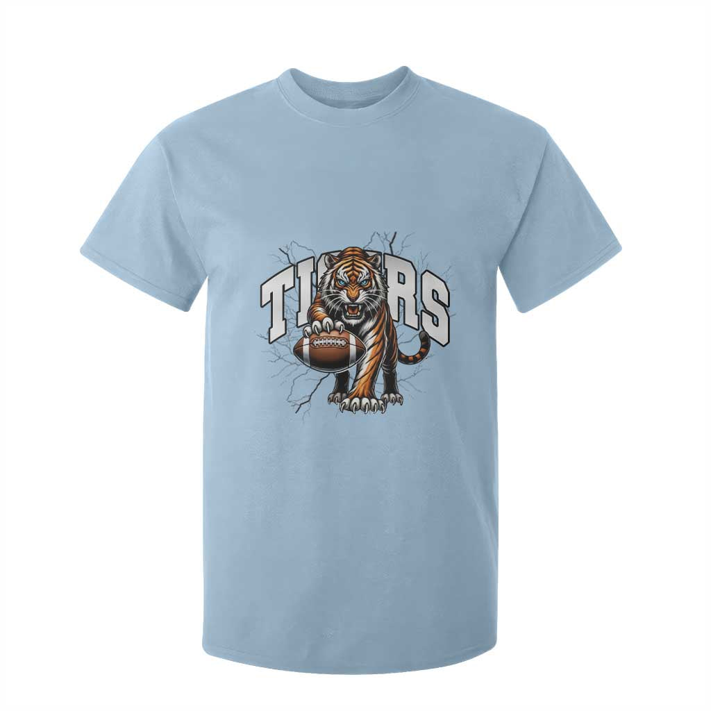 Funny BFT Gift For Football Lover T Shirt For Kid TS12 Light Blue Print Your Wear