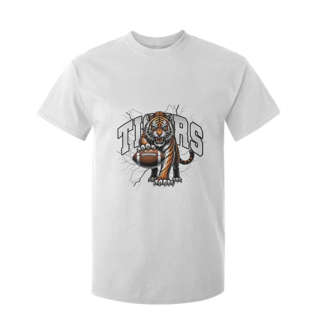 Funny Bengal Tiger T Shirt For Kid Gift For Football Lover TS12 White Print Your Wear