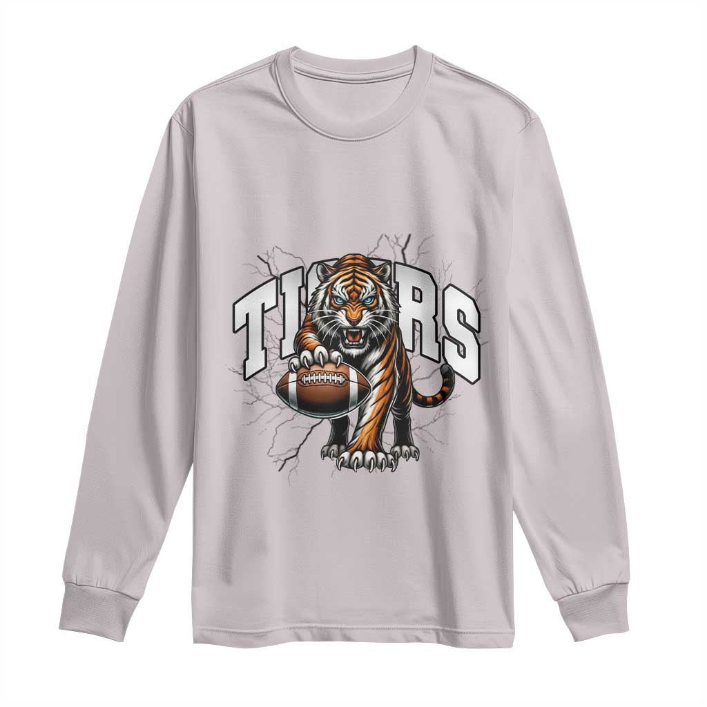 Funny BFT Gift For Football Lover Long Sleeve Shirt TS12 Ice Gray Print Your Wear