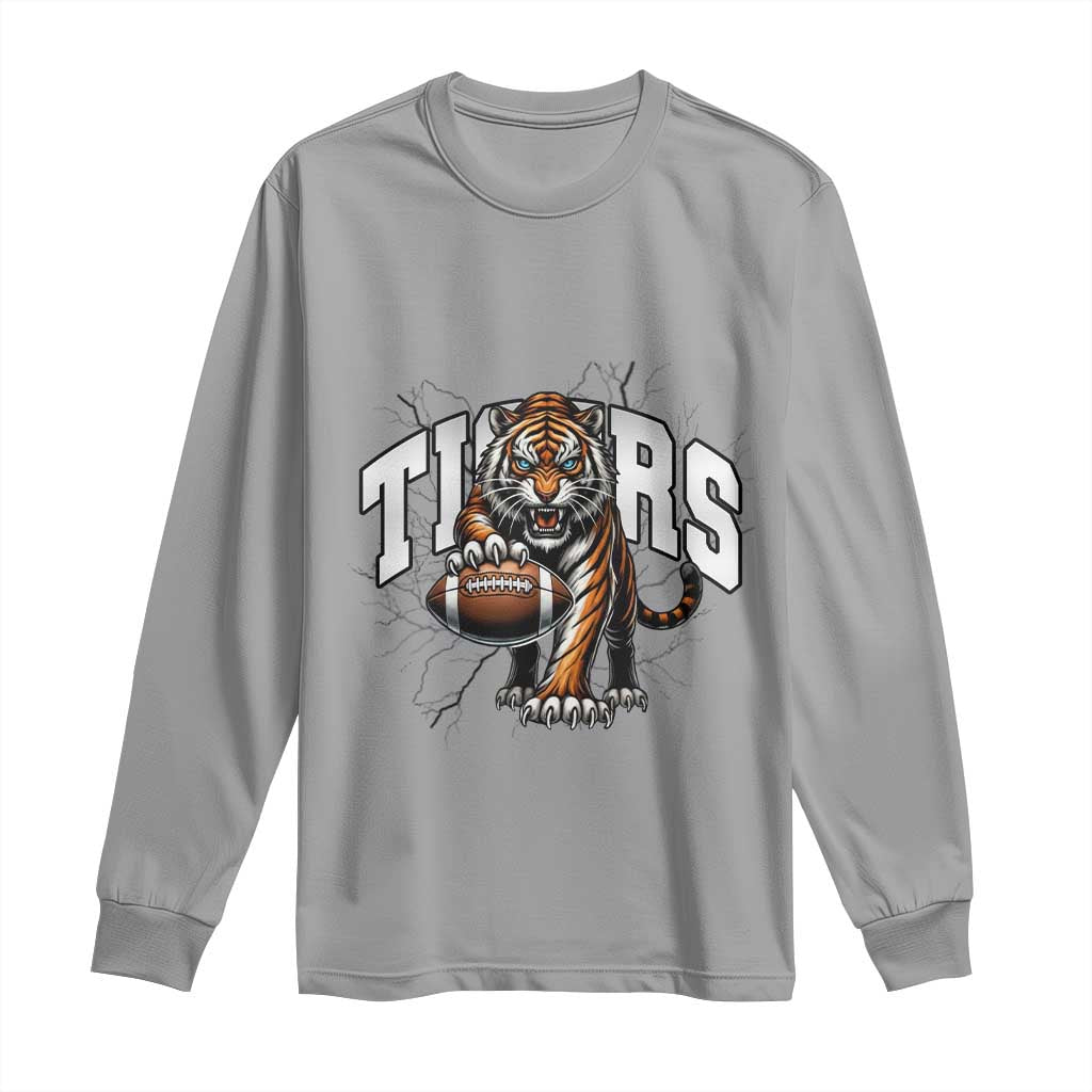 Funny BFT Gift For Football Lover Long Sleeve Shirt TS12 Sport Gray Print Your Wear