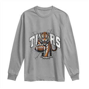 Funny Bengal Tiger Long Sleeve Shirt Gift For Football Lover TS12 Sport Gray Print Your Wear