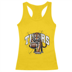 Funny Bengal Tiger Racerback Tank Top Gift For Football Lover - Print Your Wear