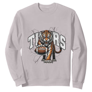 Funny Bengal Tiger Sweatshirt Gift For Football Lover - Print Your Wear