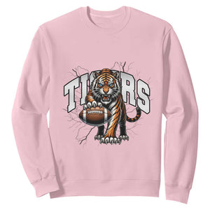 Funny Bengal Tiger Sweatshirt Gift For Football Lover - Print Your Wear