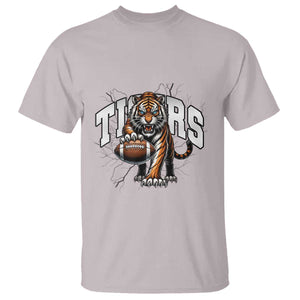 Funny Bengal Tiger T Shirt Gift For Football Lover TS12 Ice Gray Print Your Wear