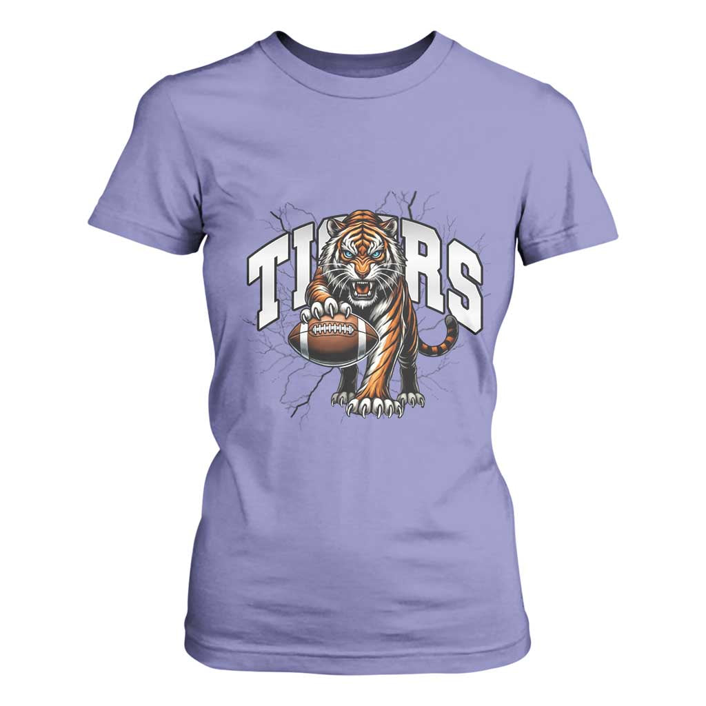 Funny BFT Gift For Football Lover T Shirt For Women TS12 Violet Print Your Wear