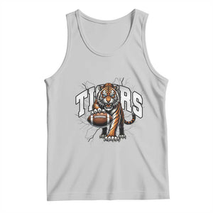 Funny Bengal Tiger Tank Top Gift For Football Lover TS12 Ash Print Your Wear
