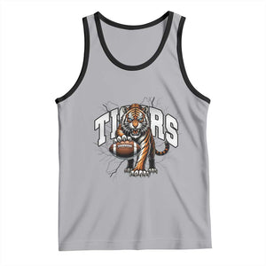 Funny Bengal Tiger Tank Top Gift For Football Lover TS12 Athletic Heather Black Print Your Wear
