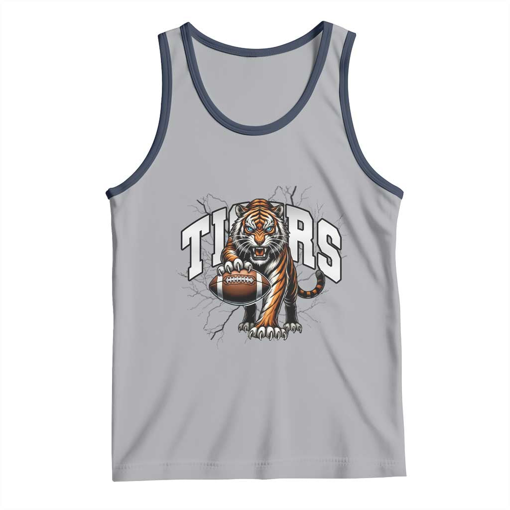 Funny BFT Gift For Football Lover Tank Top TS12 Athletic Heather Navy Print Your Wear