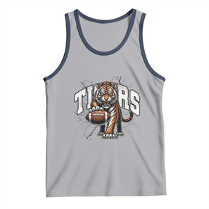Funny Bengal Tiger Tank Top Gift For Football Lover TS12 Athletic Heather Navy Print Your Wear