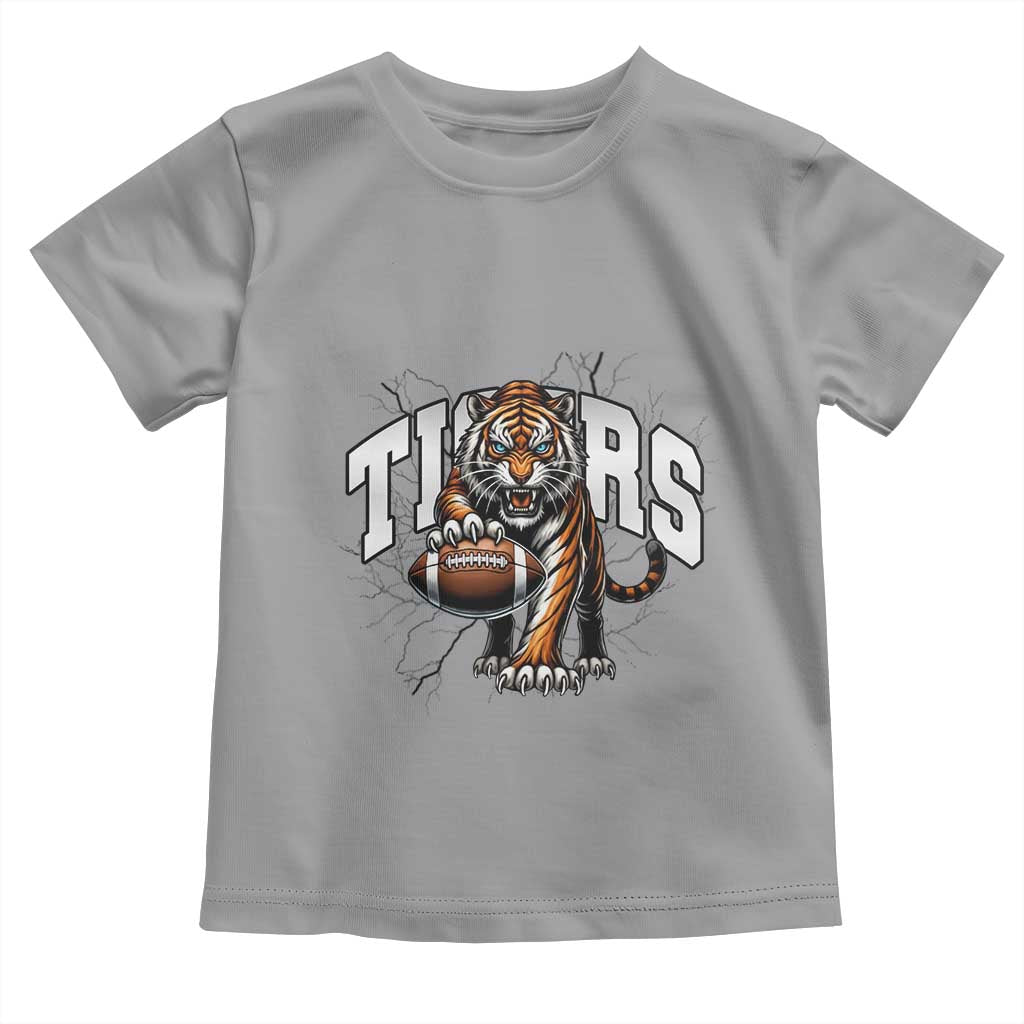 Funny Bengal Tiger Toddler T Shirt Gift For Football Lover TS12 Sport Gray Print Your Wear