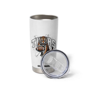 Funny Bengal Tiger Tumbler Cup Gift For Football Lover - Print Your Wear