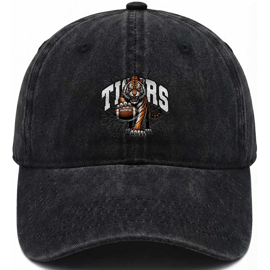 Funny BFT Gift For Football Lover Washed Cotton Baseball Cap TS12 Print Your Wear