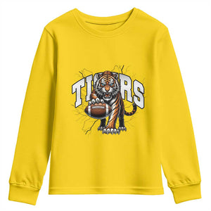 Funny Bengal Tiger Youth Sweatshirt Gift For Football Lover TS12 Daisy Print Your Wear