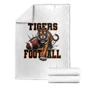 Funny BFT Game Day Gift Throw Blanket TS12 White Print Your Wear
