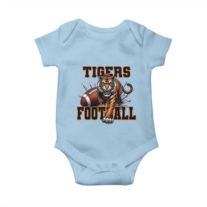 Bengal Tiger Football Baby Onesie Game Day Gift TS12 Light Blue Print Your Wear