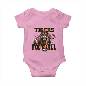 Bengal Tiger Football Baby Onesie Game Day Gift TS12 Light Pink Print Your Wear