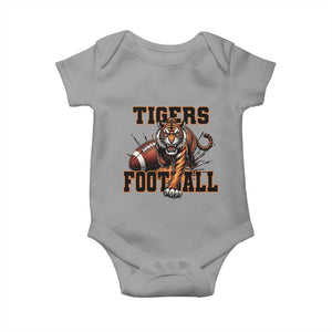 Bengal Tiger Football Baby Onesie Game Day Gift TS12 Sport Gray Print Your Wear