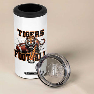 Bengal Tiger Football 4 in 1 Can Cooler Tumbler Game Day Gift TS12 Print Your Wear