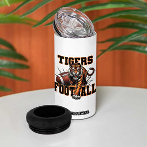 Bengal Tiger Football 4 in 1 Can Cooler Tumbler Game Day Gift TS12 Print Your Wear