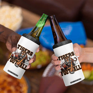 Bengal Tiger Football 4 in 1 Can Cooler Tumbler Game Day Gift TS12 Print Your Wear
