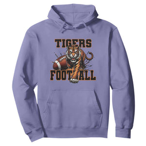 Bengal Tiger Football Hoodie Game Day Gift TS12 Violet Print Your Wear