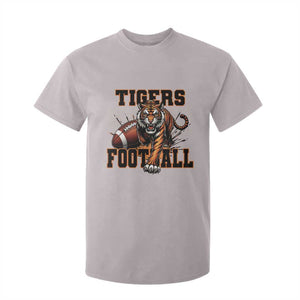 Bengal Tiger Football T Shirt For Kid Game Day Gift TS12 Ice Gray Print Your Wear