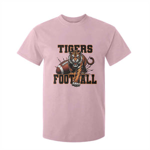 Bengal Tiger Football T Shirt For Kid Game Day Gift TS12 Light Pink Print Your Wear