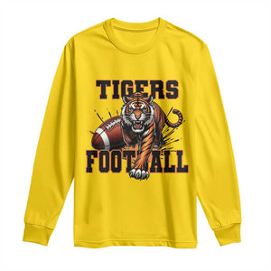 Bengal Tiger Football Long Sleeve Shirt Game Day Gift TS12 Daisy Print Your Wear