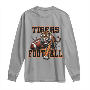 Bengal Tiger Football Long Sleeve Shirt Game Day Gift TS12 Sport Gray Print Your Wear