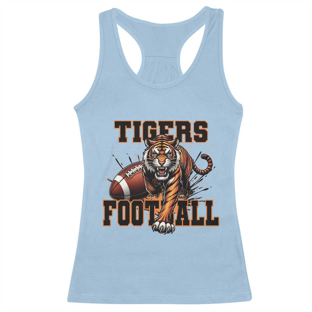 Funny BFT Game Day Gift Racerback Tank Top TS12 Light Blue Print Your Wear