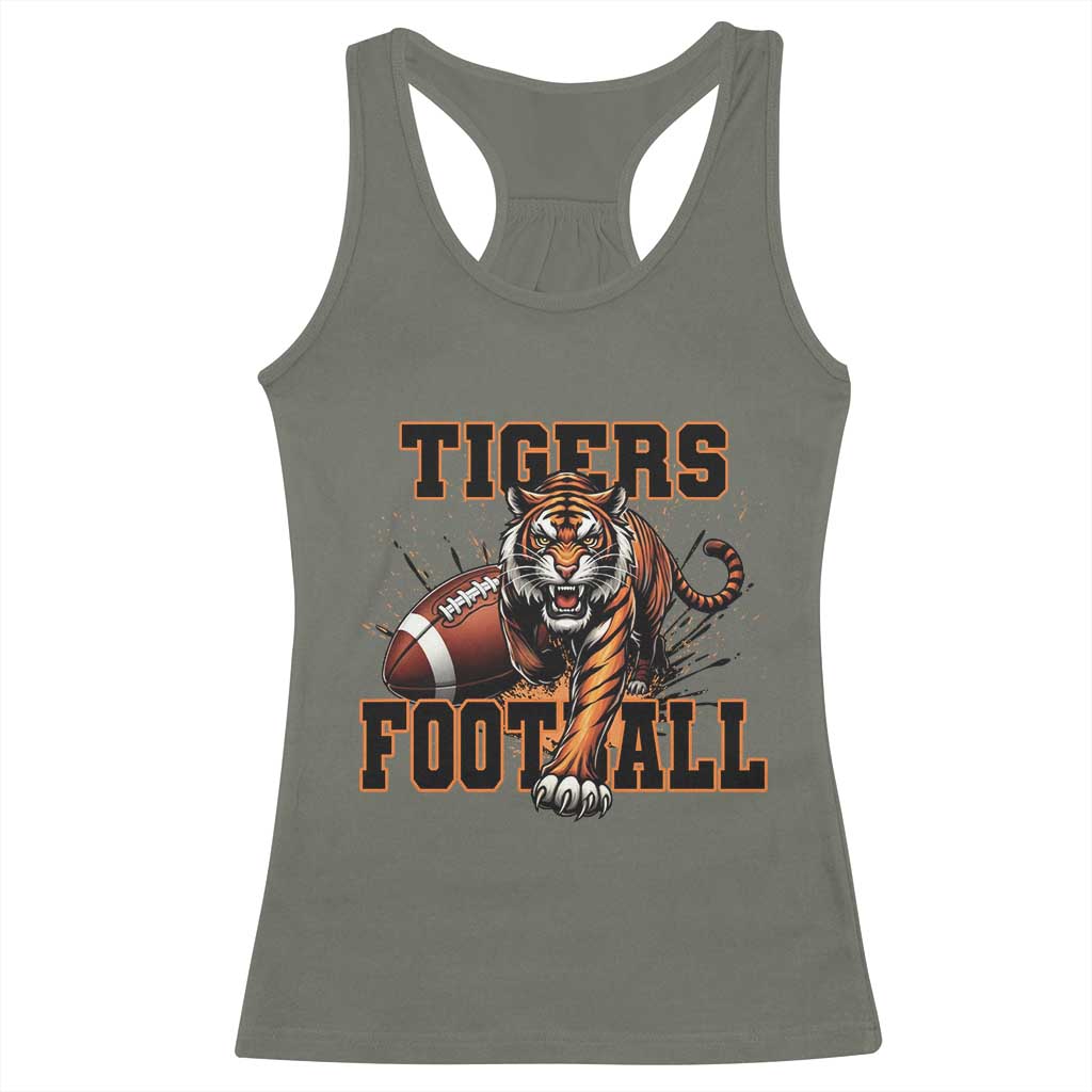 Funny BFT Game Day Gift Racerback Tank Top TS12 Military Green Print Your Wear