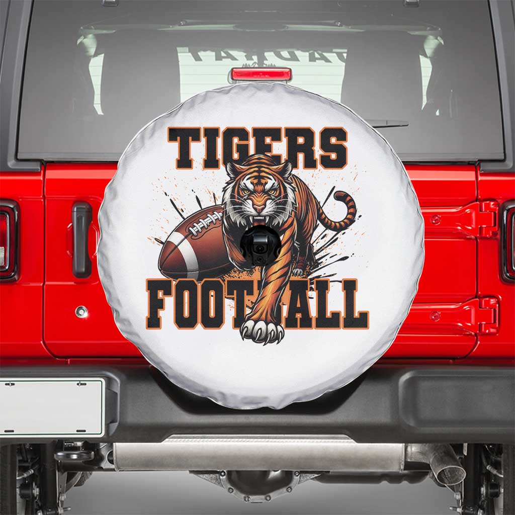 Funny BFT Game Day Gift Spare Tire Cover TS12 White Print Your Wear